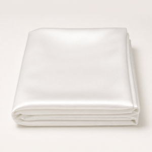 Pure Butter Silk Fabric in white