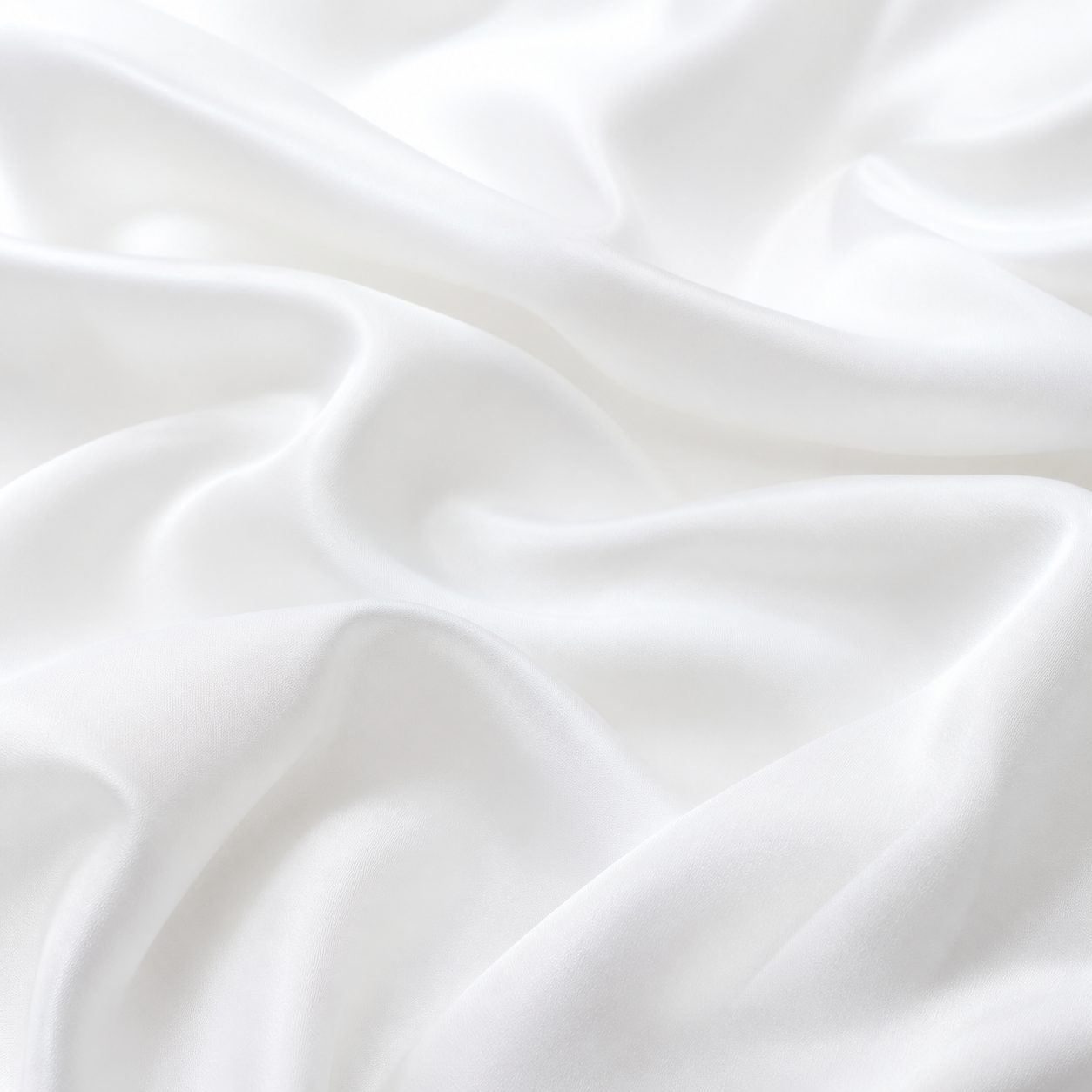 Saad Salman | Silk Fabric Manufacturer & Wholesaler White ultra-light fabric in soft studio folds