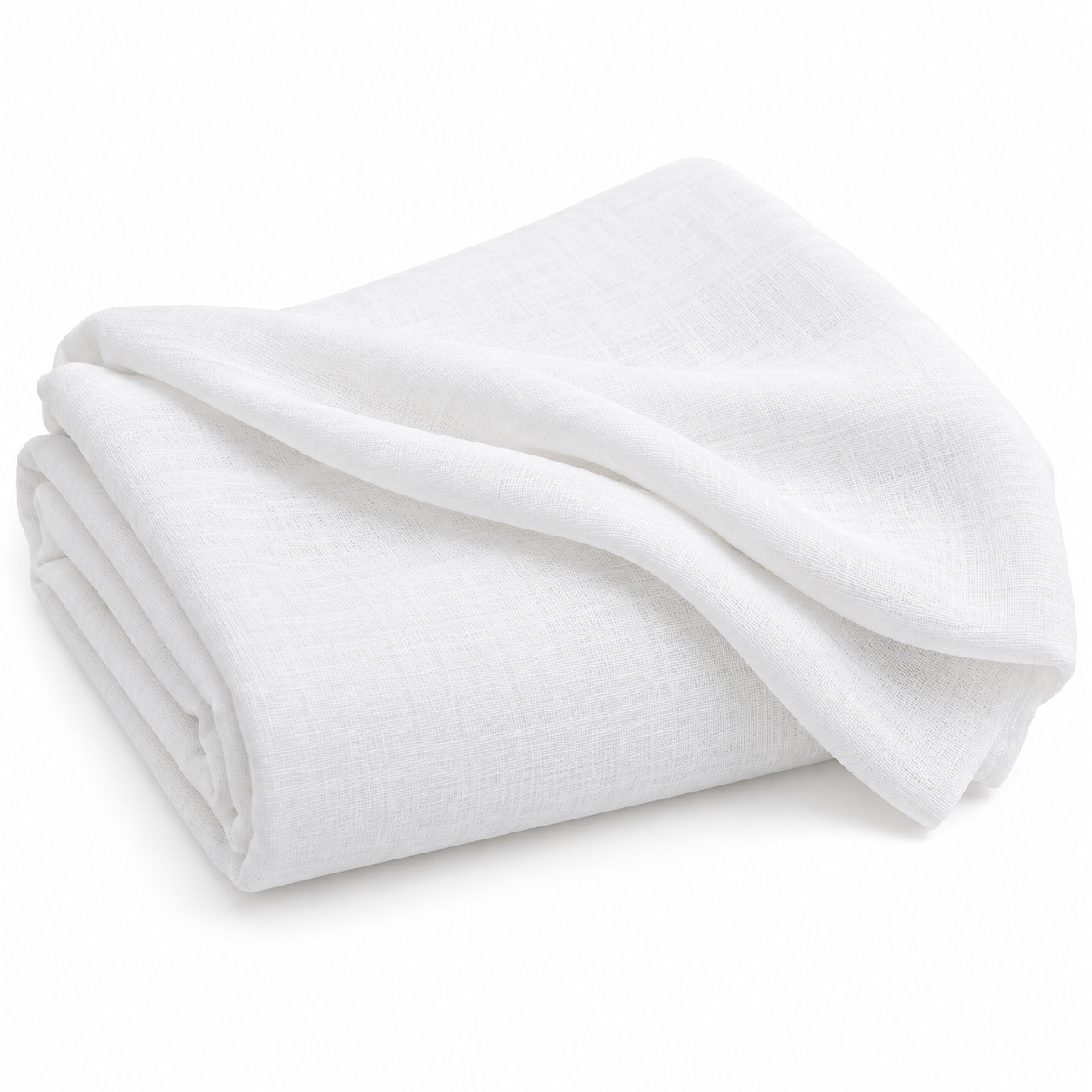 Saad Salman | Silk Fabric Manufacturer & Wholesaler White cotton bareeze fabric in soft studio folds